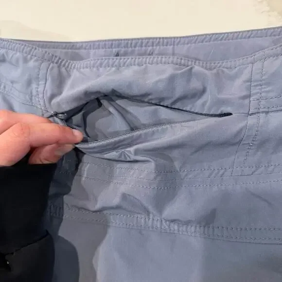 Athleta Everyday Skort Skirt Womens 10 Purple/Gray Zipper Side Tennis Activewear - Picture 8 of 10